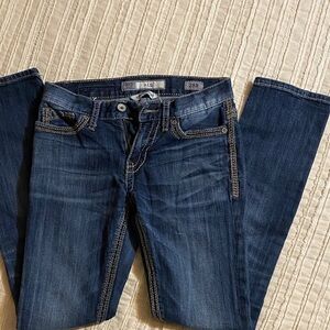 BKE Dark Blue Straight Leg Jeans